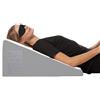 KATLKIU Cuscino Triangolare Ortopedico 50×50×26cm - Cuscino in Memory Foam Anti-Reflusso, Anti-Russamento, Lettura & Recupero Post-Operatorio, con Maschera per il Sonno 3D Inclusa