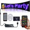 Keyzone 35.35 ''x7.56 '' Scorrimento Luminoso Pubblicità Segnali LED, Segno Programmabile FPCB Pannello Matrice Flessibile, USB LED Segni App Controllo Testo Personalizzato Animazione Display a LED per