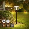 duowelly Lampione Solare Led Esterno con Palo,LED Luci Solari per Sentieri IP65 Impermeabile,Wireless Luce Solare con 3 Modalità，per Patio, Cortile,Vialetto,Percorso,83CM Alluminio(1 Pack)