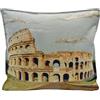 IL MAGGIOLINO | Fodera 40x40 Gobelin con Stampa Roma, Tessuto Doppio, Cerniera Nascosta, Made in Italy