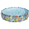 Bestway 56985 Piscina Fuori Terra Steel Pro Rotonda da 305x66 cm