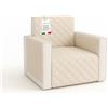 Zucchissime Copripoltrona 1 Posto con Braccioli Lavabile | Tessuto Spesso e Morbido, Antiscivolo Naturale | Copridivano Impermeabile Pet-Friendly, Vestibilità Perfetta, Design Elegante