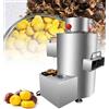 FJYAWEN Macchina per Pelare Le Castagne, Macchina Elettrica per Schiacciare Le Castagne, Pelapatate Elettrico Commerciale per Castagne da 200 kg/H con Maniglia, Nessun Danno alle Castagne,12Knife
