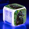 HUA5D Sveglia Da Comodino Digitale Cavallo Animale ,Sveglia Con Luce Notturna Bambini,Sveglia Digitale Led Elettronica,Kids Wake Up Light Digital Alarm Clock Per Ragazzi E Ragazze(A1315)