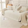 VanderHOME Telo Impermeabile Divano - Copri Divani Antigraffio Gatto Quattro Stagioni, Telo Copridivano Morbida e Delicata Sulla Pelle, Adatta a Divani, Letti e Poltrone 180 * 300cm-Beige