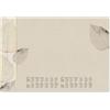 SIGEL H6315 Sottomano di carta- foglie - marrone/bianco/nero - circa A2-2026/2027 - DE/EN/FR/NL - 30 foglie - certificazione FSC