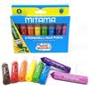 Mitama - Pennarelli Maxipunta Super Lavabili - Astuccio da 8 pennarelli - Punta maxi (1-8 mm)- impugnatura ergonomica - Colori Scuola - Pastelli Astuccio Scuola