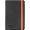 Franco Cosimo Panini Kaos, Agenda 2026 Ufficiale Kaos, Agenda Giornaliera 12 Mesi Midi, Planner Giornaliero con 384 Pagine, Copertina Termovirante e Risguardo Interno Nero, Formato 9 x 14 cm, Black & Orange