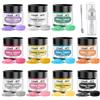 HOMY ARTY Glitter Commestibili - 11 colori Glitter in Polvere per Alimenti, Brillantini Commestibili Glitter Spray, Polvere Glitter per Alimenti, Torte, Bevande, Cocktail, Cioccolato, Panna