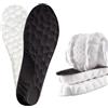 Oudoguzu Solette in memory foam per scarpe da uomo e donna, con supporto per arco plantare, comode, massaggianti, inserti di ricambio per scarpe da lavoro, sollievo dal dolore ai piedi (nero, 9/9,5 UK)