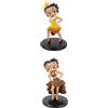 OPO 10 - Set di 2 Statuette compatibili con Betty BOOP Dance: Salsa + Mambo - Altezza 12 cm - LBB4