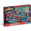 Clementoni - Puzzle Interattivo da Pavimento Spiderman, 24 Pezzi, per Bambini 3+ Anni, Rispondi ai Quiz con la Penna Interattiva, Idea Regalo, Made in Italy, 62x42 cm, 16497