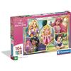 Clementoni - Puzzle per Bambini 104 Pezzi Supercolor, per Bambini 6+ Anni, Illustrazione Disney Princess, Idea Regalo, Made in Italy, 37,9x26,9 cm, 25057