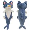 JOSON Simpatico peluche a forma di squalo, morbido cuscino a forma di squalo a forma di gatto, adatto per compleanno per ragazzi e ragazze (50,3 cm)