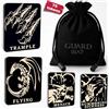 GuardMat 75 segnalini per Magic The Gathering - Set di segnalini abilità in legno per MTG - Accessori per giochi di carte
