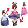 Toyland® Bambola Reversibile Principessa Cenerentola da 32 cm (13) - Peluche Umore Felice/Triste - Peluche per Ragazze
