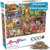 Buffalo Games - Aimee Stewart - The Library of Dogs - Puzzle da 1000 pezzi per adulti impegnativo puzzle perfetto per serate di gioco - Dimensioni del puzzle finito è 26,75 x 19,75