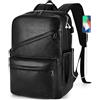 SPAHER Zaino da Viaggio Pelle Aereo 40x30x20 Wizzair Zaino Porta PC 15,6 Pollici con Porta di Ricarica USB Piccolo Zaini da Cabina Lavoro Ufficio Donna Uomo 25L Bagaglio a Mano Travel Backpack