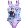 Disney La Regina di Ghiaccio 2 Costume da bagno Anna ed Elsa, lilla., 128