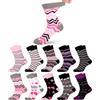Jeasona 10 paia di calzini colorati da donna in cotone per diabetici da donna senza gomma, Multicolore-1233, 39-42
