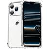 Captor Cover iPhone 17 Pro Trasparente TPU Morbido, Silicone Flessibile, Antiurto, Shockproof, Paraurti, Assorbimento Urti, Protezione Totale, Anti Ingiallimento Resistente iPhone 17 Pro Cover