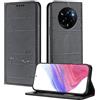 XINYEXIN Custodia per Realme 14 Pro+ 5G / Realme 14 Pro Plus 5G, Cover a Libro in Pelle PU con Blocco RFID, Slot per Carte, Supporto, Protezione Completa Antiurto - Nero