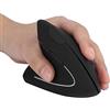 Jopwkuin Mouse Verticale Ergonomico per Mano Sinistra, Connessione USB Wireless a 2,4 GHz, Mouse Ottico per Computer, PC Portatile