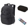 Nitro Future Hero Set con astuccio XL & POSCA Creative Marker, nero, 35 l, Casual