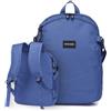 WITTCHEN City | zaino da aereo compatto | impermeabile | bagaglio a mano | borsa urbana | zaino da lavoro | spallacci regolabili | poliestere resistente | 37 × 28 × 12 cm | colore: blu