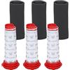 McFilter Set di 3 filtri adatti per aspirapolvere Bosch Athlet 25,2 V, Athlet Zoo'o BCH6ZOOO Pro Animal BCH6L2560, BCH6L2561 - ricambio per filtro centrale 00754176 + schiuma filtrante 00754175,