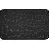 WohnDirect Tappeto da Bagno nero 50 x 80 cm - Memory Foam - antiscivolo e lavabile