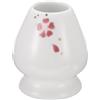 QUARKZMAN Supporto per Chasen in Ceramica 70mm Porta Frusta per Matcha Set di Tè Fruste Stand Tradizionale Porta Chasen per Tè Matcha Accessori, Fiori di Ciliegio Rosa