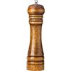 JIHUOO Macinapepe in legno macinapepe manuale, ricaricabile, con grana regolabile, 20,3 cm