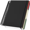 Yarotm Quaderno a Quadretti A4 - Nero Quaderno Spirale - 240 Pagine/120 Fogli Taccuino Appunti A4-90g/m² Carta Quaderni a Quadretti 5mm - 23.5x29.8cm Block Notes A4 Copertina Morbida e Spirale