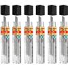 Pentel Mine di ricambio per matite automatiche e meccaniche (confezione da 6, 0,5 mm B)