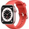 AcclaFit Smartwatch Uomo Donna, 1.85" Full Touch Screen Smartwatch con Effettua/Risposta Chiamate, Fitness Tracker con Pressione Sanguigna e Monitor Sonno, 140+ Sport Step Counter per Android iOS