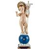 DRW Figure bambino Gesù Risorto o della Passione o Bambino Gesù trionfante in Resina Dipinto a Mano 41 cm