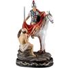 DRW Figura San Martin Cavaliere Resina Dipinta a Mano 18 cm
