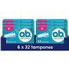o.b. Tamponi OB ProComfort Ultimate Comfort Mini (6 x 32), tamponi di assorbenza leggera senza sostanze chimiche nocive o profumo, tamponi senza applicatore non sbiancati al cloro