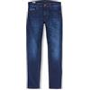 Sisley Pantaloni 4v2use00o, Dark Blue Denim 902, 32 Uomo