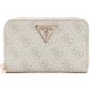 GUESS Laurel SLG Medium Zip Around Wallet Bone Logo