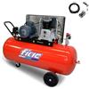 Fiac AB 300/678 e 300/858 - Compressore 270 L - 5,5 e 7,5 HP con ruote - 7,5 HP - 830 L/min