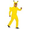 Disguise Pikachu Costume for Kids, Official Pokemon Costume Hooded Jumpsuit, Child Size Medium (7-8)