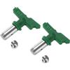 QUARKZMAN 2pz Ugelli Getti di Spruzzo Reversibili per Spruzzatore Senza Aria 517 Parti Macchina Spruzzatrice Ugelli Spruzzatura Vernice per Casa Giardino Costruzione Recinzioni, Verde