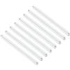 QUARKZMAN Guide Scorrevoli per Cassetti, 8pz 235mm - Guide Scorrevoli in Plastica Guide Montate Lati Scanalature per Cassetti Armadi Tavolini Notte Comodini(Bianco)