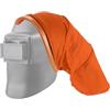 QUARKZMAN Copertura per Casco da Saldatura in Cotone FR Arancione | Copertura Estesa per Casco da Saldatura Copertura per Testa da Saldatura Accessori per Cappuccio da Saldatura