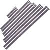 Aerzetix - Set di 8 Cerniere Lampo a Spirale N°5 60, 65, 75, 85cm separabili + 2 Cerniere 16cm Non separabili N°5 con cursore Decorativo | in Metallo Nylon Poliestere | Colore lillà-Grigio Pallido