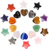 AOROPS Set di 20 pietre preziose, stella e cuore, pietre preziose naturali
