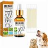 TUKNN Gocce per Acari dell Orecchio,Gocce D'acari,Pulisci Orecchie Cane e Gatto,Detergente per Orecchie per Cane,Dog Ear Cleaner,Stop Prurito Rimuovere Earwax,50 ml