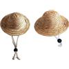Gowxs 1Pc Marrone Novità Estate Regolabile Pet Dog Outdoor Cappello di Paglia Cucciolo Piccolo Gatto Cappelli da Sole Cane Abbigliamento e Accessori